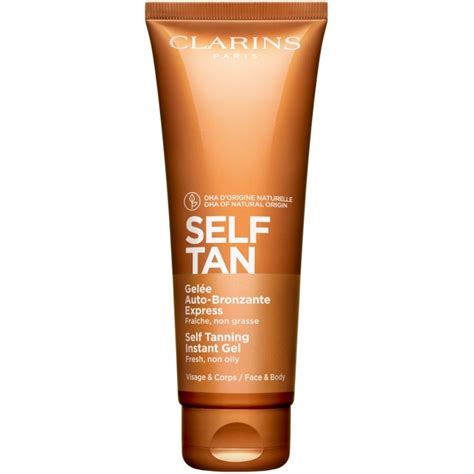 clarins face self tanner|clarins self tanner instant gel.